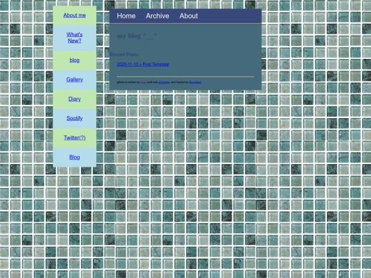 blog screenshot