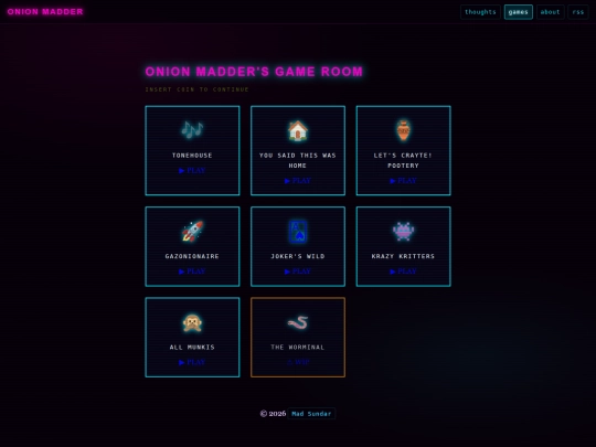 games screenshot