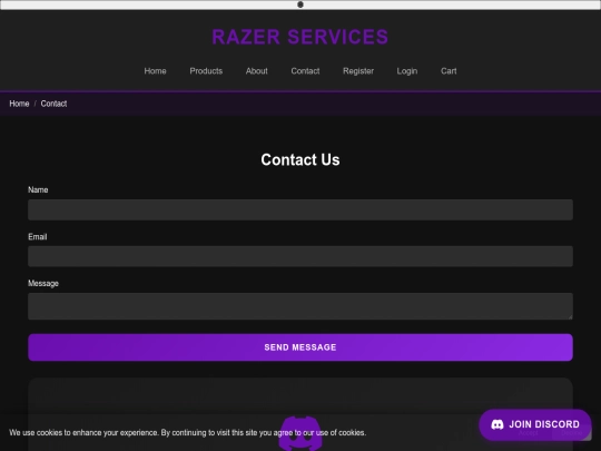 contact screenshot
