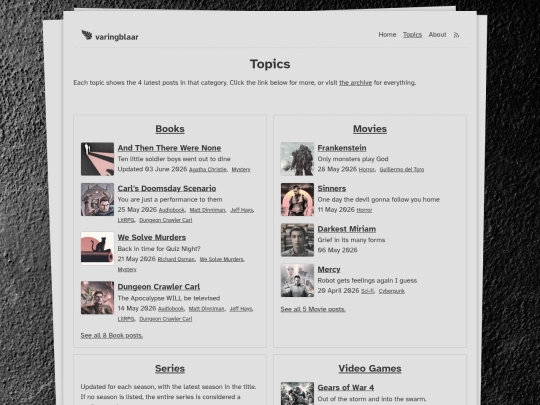 topics screenshot