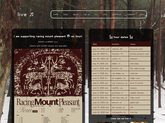 pages/live screenshot