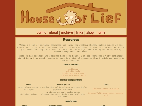 comics/resources screenshot
