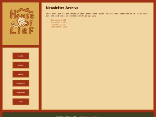 newsletter screenshot