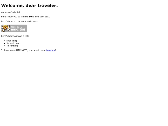 index screenshot