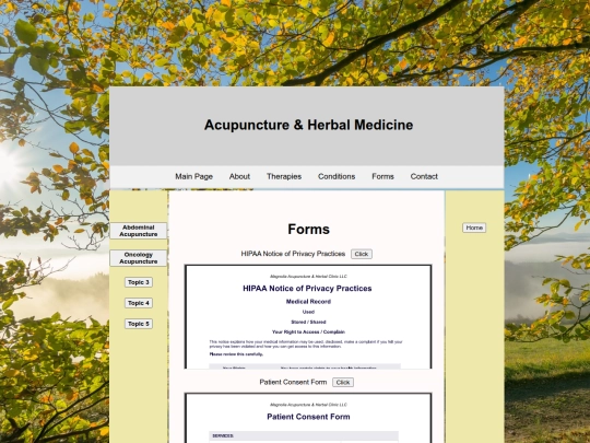 forms screenshot