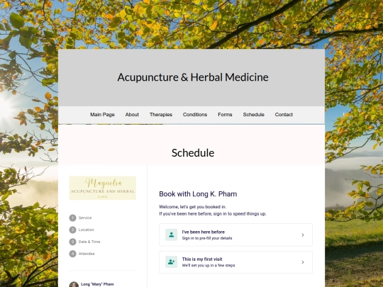 schedule screenshot