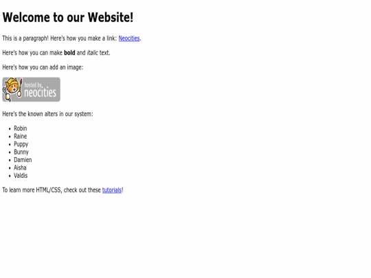 index screenshot