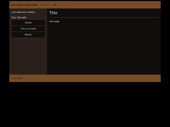 testpage screenshot