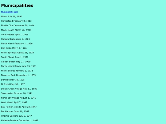 municipalities screenshot