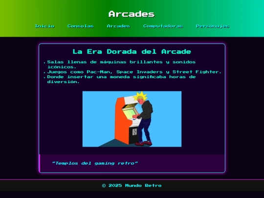 Arcades screenshot