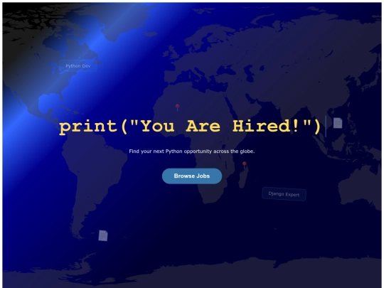python-job-board screenshot