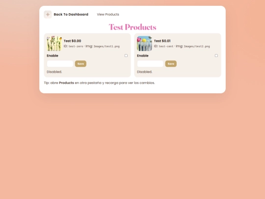 testproduct screenshot