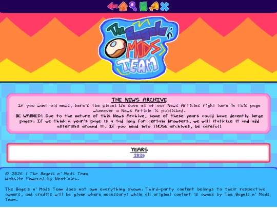 news/archive screenshot