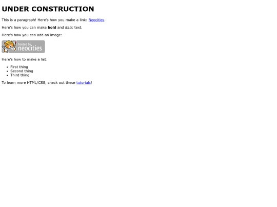 index screenshot