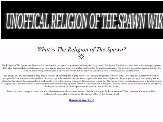 WhatIsSpawn screenshot