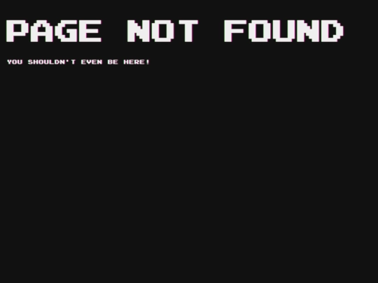 not_found screenshot