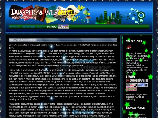 aboutme screenshot