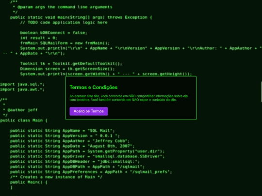 index screenshot