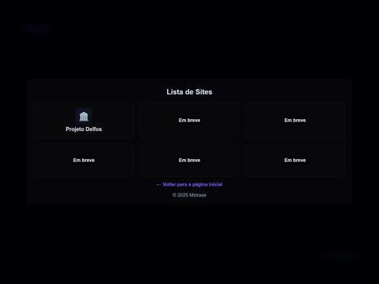 sites screenshot