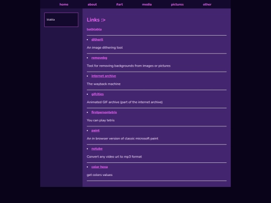 links/links screenshot