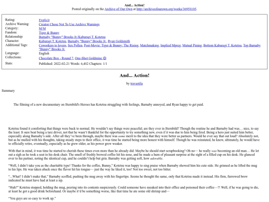 And Action screenshot