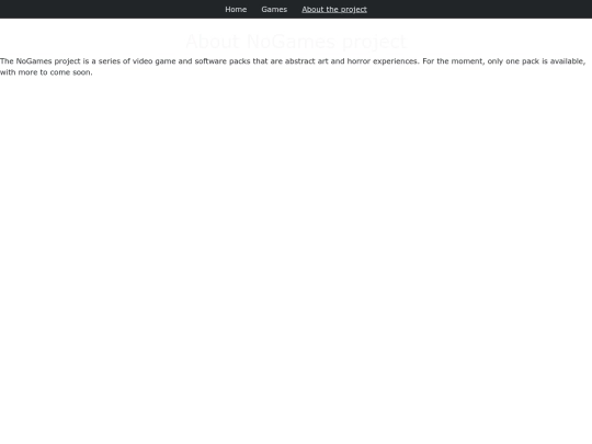 pages/about screenshot