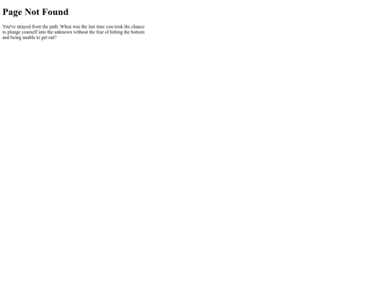 not_found screenshot