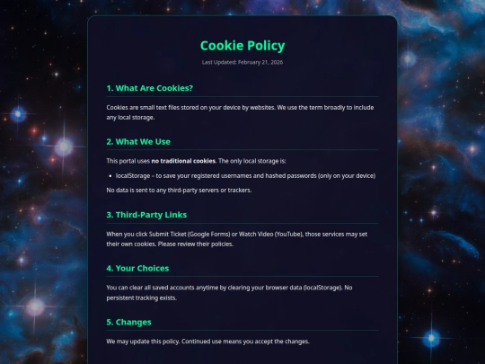 cookie screenshot