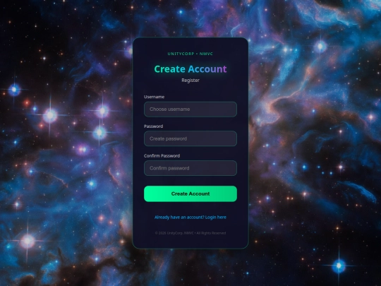 register screenshot