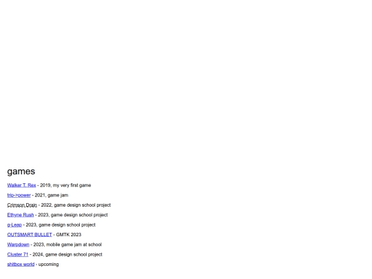 projects screenshot