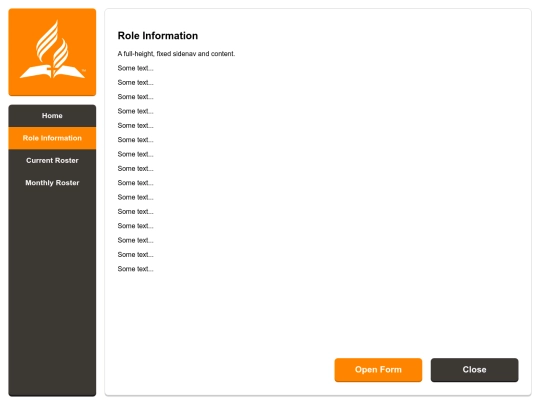 html/role-info screenshot