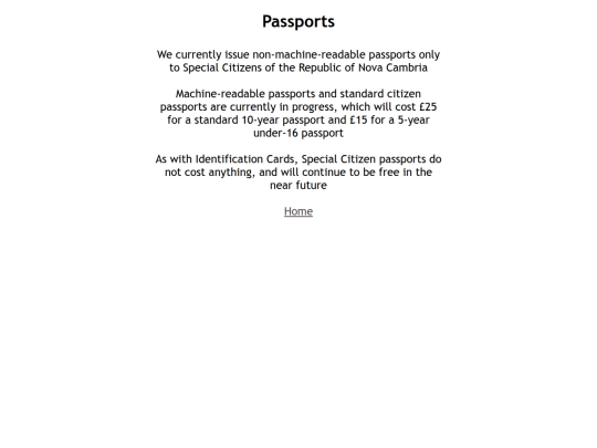 Passports screenshot
