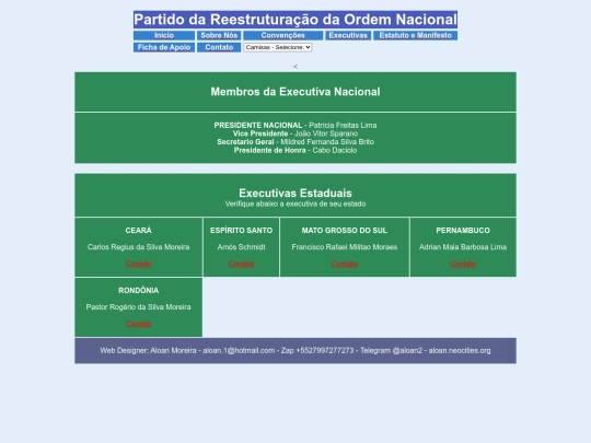 prona/executivas screenshot