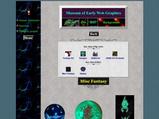 museum/clipart/miscfantasy screenshot