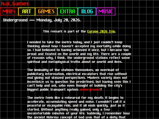 miniblog/underground screenshot