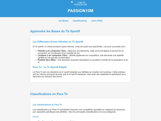 site screenshot
