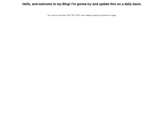 blogthing screenshot