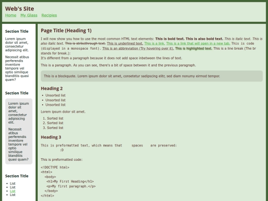 index screenshot