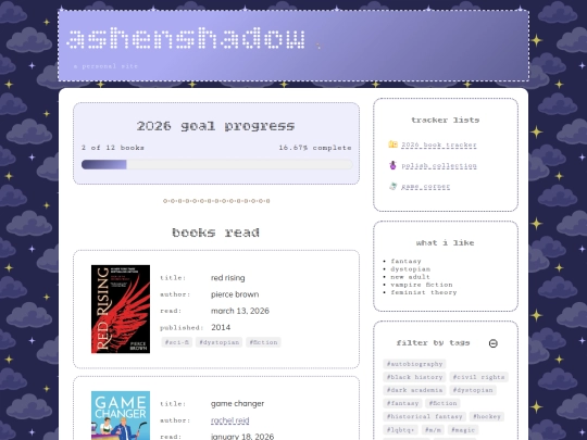 trackers/book-tracker screenshot