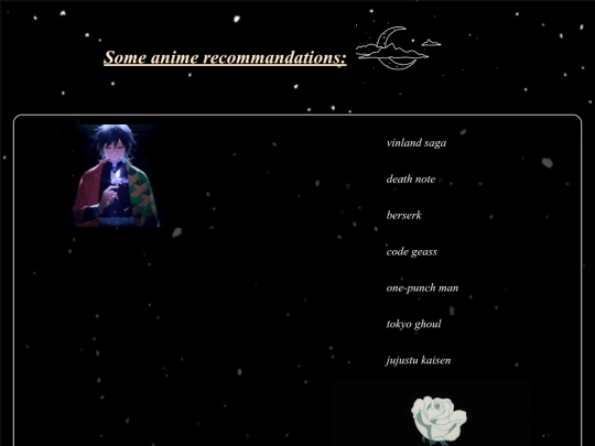 recommandation screenshot