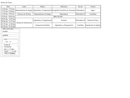 index screenshot