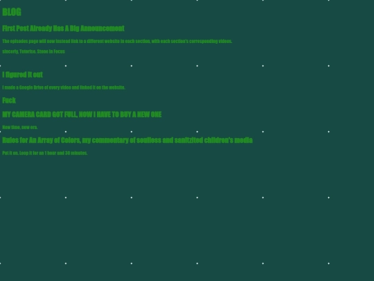BLOG screenshot