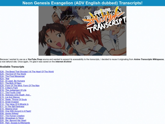 transcripts/eva screenshot