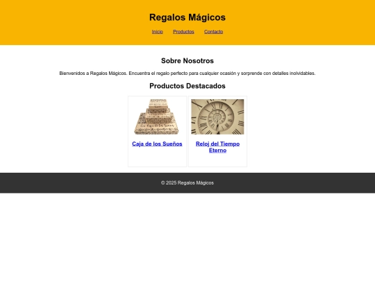 tienda-regalos screenshot