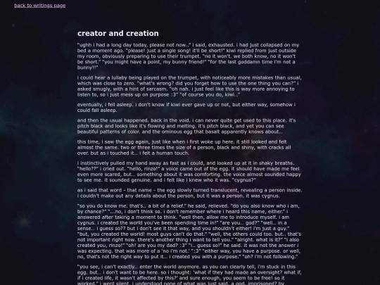 writings/creator-and-creation screenshot