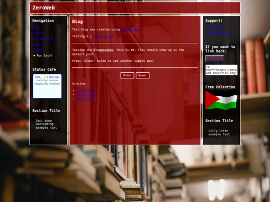blog screenshot