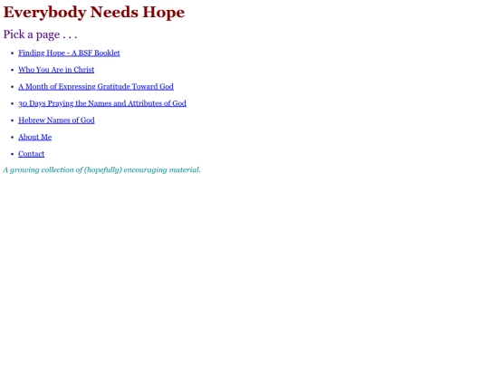 index screenshot