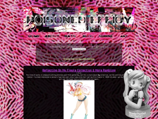 blog/diary screenshot