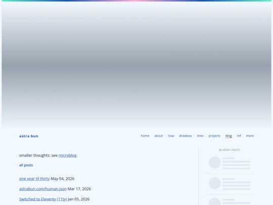 blog screenshot