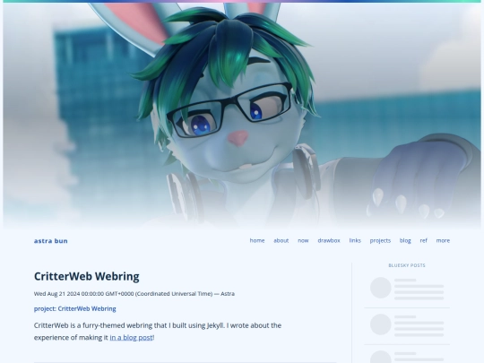 projects/critterweb screenshot
